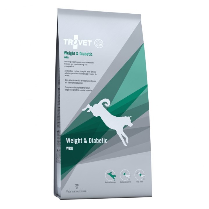 TROVET Peso & Diabetico WRD Pollo - cibo secco per cani - 3kg