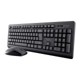 Trust Primo - Set (tastiera wireless + mouse wireless) nero