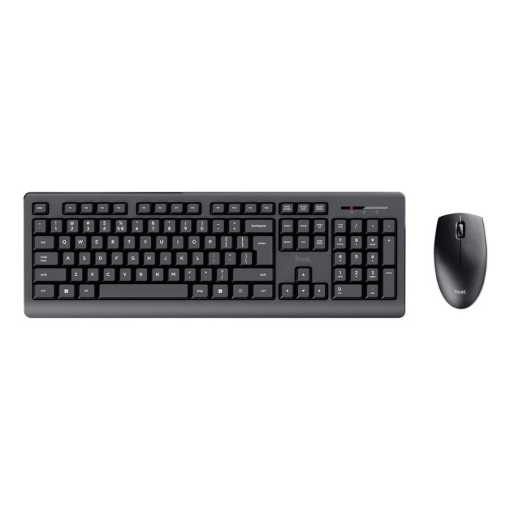 Trust Primo - Set (tastiera wireless + mouse wireless) nero