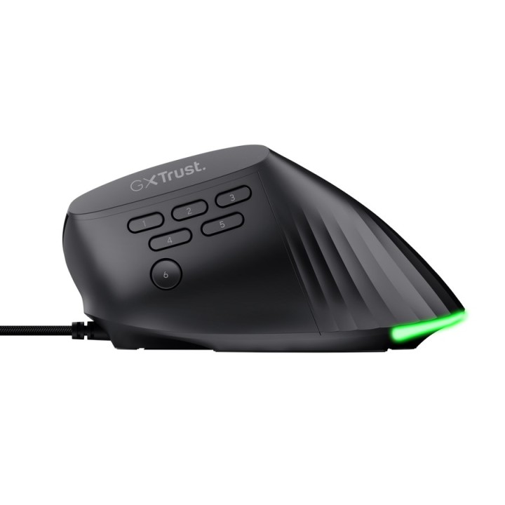 Trust GXT 145 Rexxa Mouse gaming destrorso USB Type-A 12800 DPI