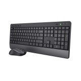 Trust Trezo tastiera Mouse incluso Universale RF Wireless QWERTY US inglese nero