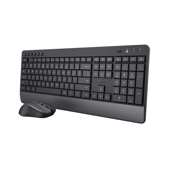 Trust Trezo tastiera Mouse incluso Universale RF Wireless QWERTY US inglese nero