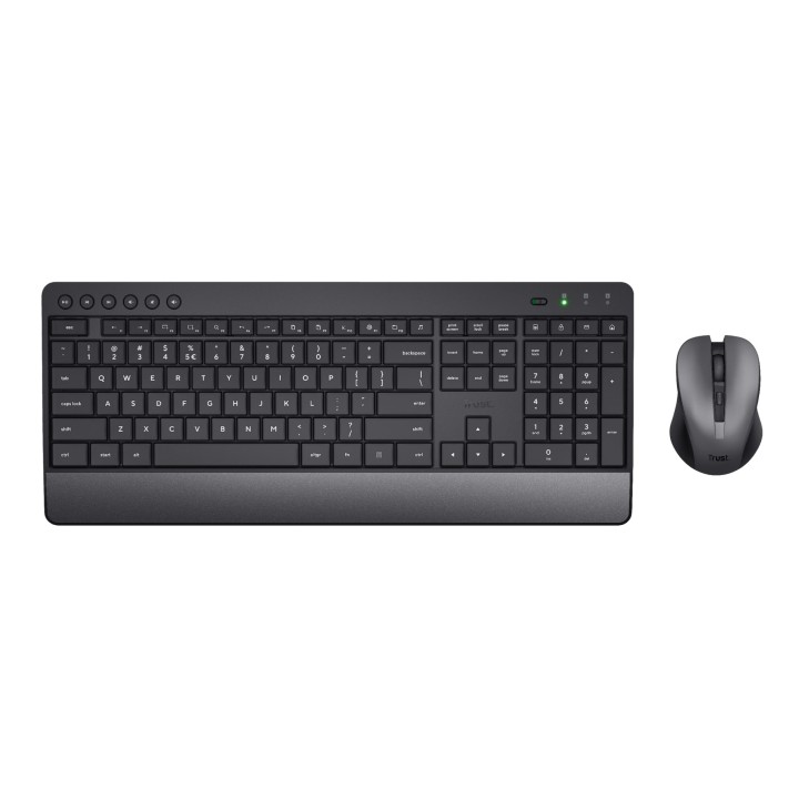Trust Trezo tastiera Mouse incluso Universale RF Wireless QWERTY US inglese nero