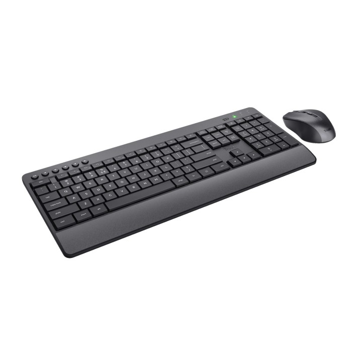 Trust Trezo tastiera Mouse incluso Universale RF Wireless QWERTY US inglese nero