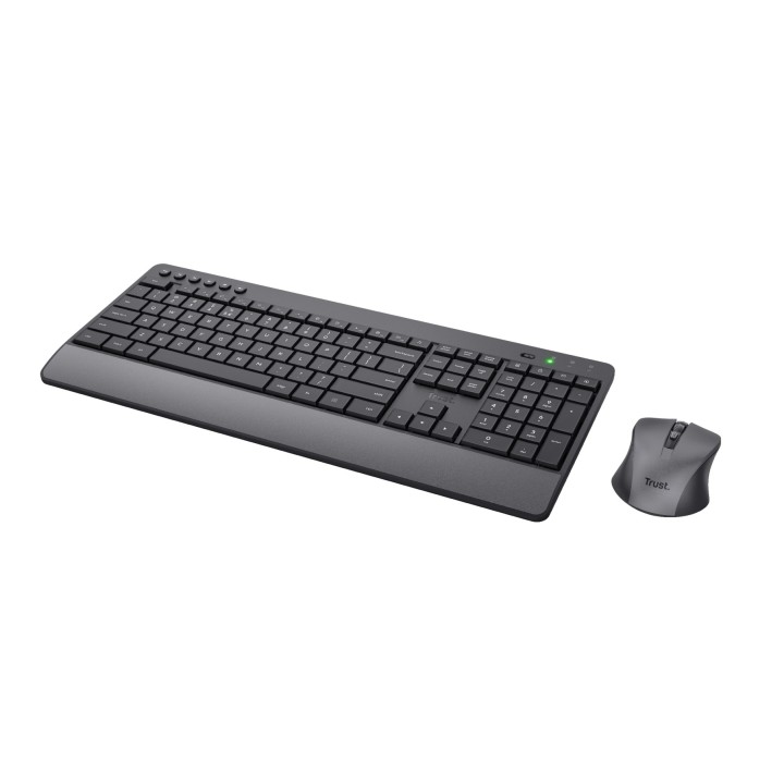 Trust Trezo tastiera Mouse incluso Universale RF Wireless QWERTY US inglese nero