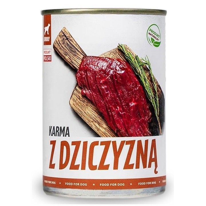 TUF TUF Cibo di cervo - Cibo umido per cani - 800 g
