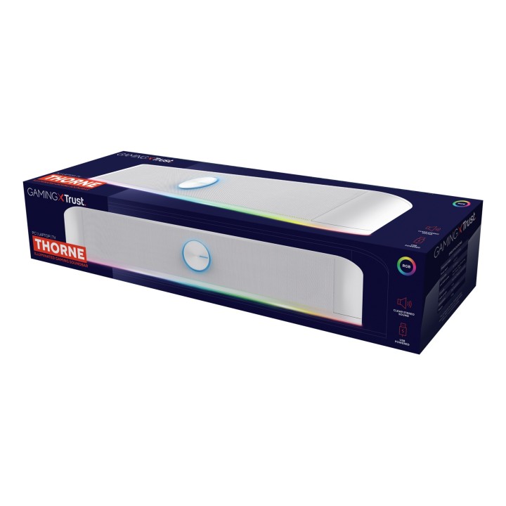 Trust GXT 619W Thorne - 2.0 Soundbar 6 W (bianca)