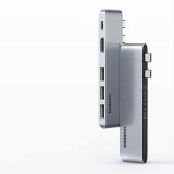 Ugreen 60559 docking station/replicatore di porte laptop USB 3.2 Gen 1 (3.1 Gen 1) Type-C argento