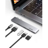 Ugreen 60559 docking station/replicatore di porte laptop USB 3.2 Gen 1 (3.1 Gen 1) Type-C argento
