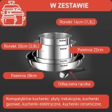 TEFAL Ingenio Emotion L897S574 batteria di pentole 5 pezzi