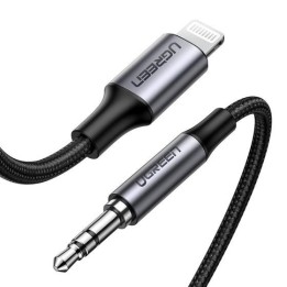 Ugreen 70509 cavo telefono mobile argento 1 m 3.5mm Lightning