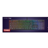 Trust GXT 866 TORIX tastiera gaming USB QWERTY US internazionale nero