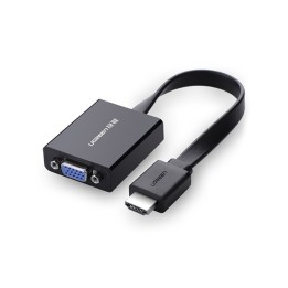 Ugreen 40248 Adattatore cavo video 0.16 m VGA (D-Sub) HDMI + Micro-USB Nero