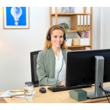Trust HS-260 Cuffie con filo A collo Office/Call center USB Type-A Nero