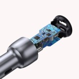 Ugreen 60980 caricabatterie dispositivo mobile universale argento accendisigari ricarica veloce automatico