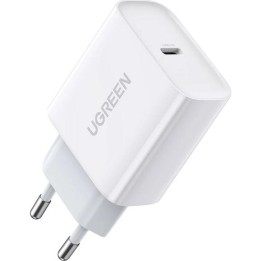 Ugreen USB Power Delivery 3.0 Quick Charge 4.0+ 20W 3A Caricabatterie da rete (bianco)