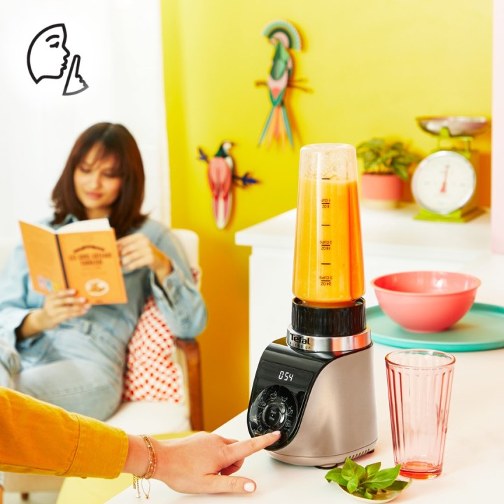 Tefal Blend Up BL190AF0 frullatore 0.85 L Frullatore da banco 1000 W Beige Nero Trasparente
