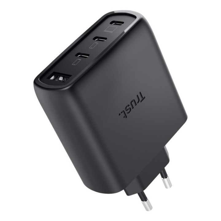 Trust Maxo 65W Caricabatterie universale nero AC Ricarica rapida Indoor