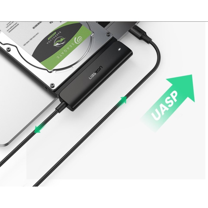 Ugreen USB-C 3.0 adattatore per unità 2.5 SATA 50 cm argento AV144