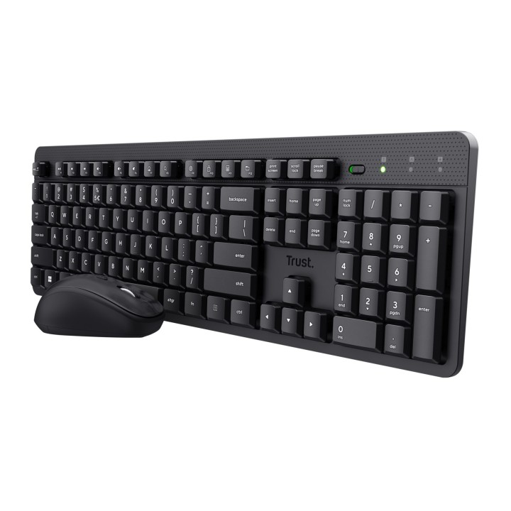 Trust Ody II tastiera mouse incluso universale RF wireless QWERTY US inglese nero
