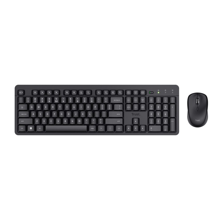 Trust Ody II tastiera mouse incluso universale RF wireless QWERTY US inglese nero