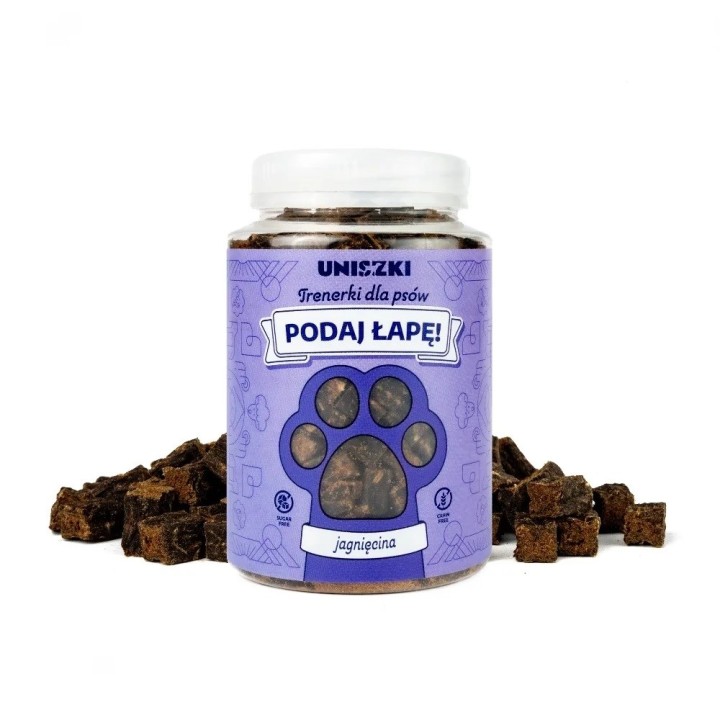 UNISZKI Podaj łapę Agnello - snack per cani - 210g