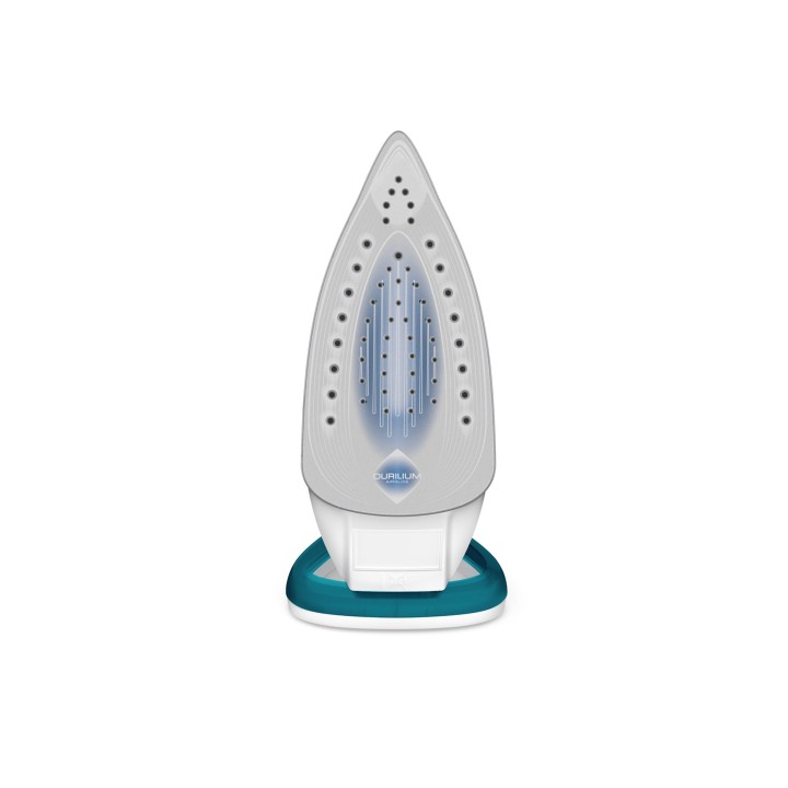 Tefal EasyGliss Plus FV5718 ferro Dry & Steam iron piastra Durilium 2400 W turchese bianco