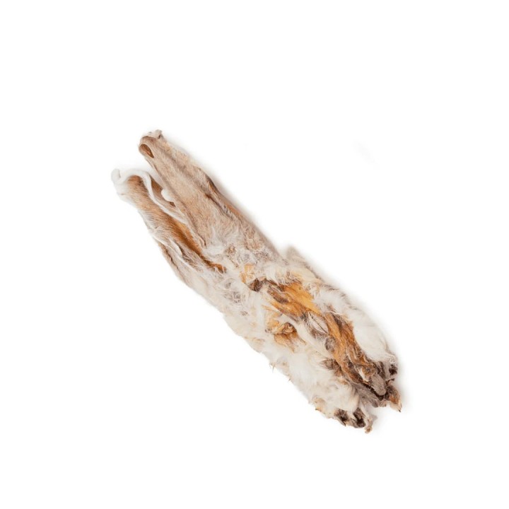 UNISZKI Orecchio di coniglio con pelo - snack per cani - 2 pezzi