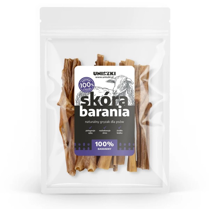 UNISZKI pelle di pecora - snack per cani - 100g