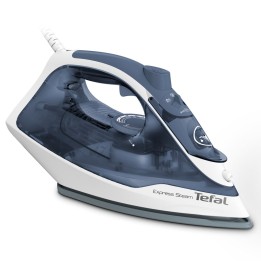 Tefal Express Steam FV2837 ferro da stiro a vapore piastra Cerilium 2400 W blu grigio bianco