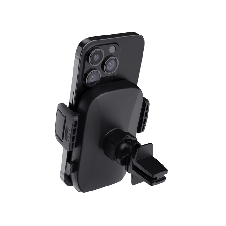 Trust Runo - supporto telefono per auto con montaggio su presa d'aria (nero)