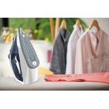 Tefal Express Steam FV2837 ferro da stiro a vapore piastra Cerilium 2400 W blu grigio bianco