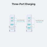 GaN caricabatterie di rete - Unitek P1229AWH01-EU | 100W 2x USB-C 2x USB-A