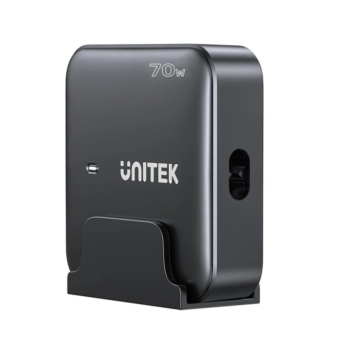 GaN caricabatterie di rete - Unitek P1228ABK01-EU | 70W 2x USB-C 2x USB-A