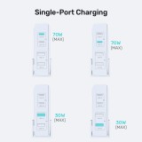 GaN caricabatterie di rete - Unitek P1228ABK01-EU | 70W 2x USB-C 2x USB-A