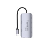 UNITEK HUB ATTIVO USB-C 2X HDMI 4K RJ45 PD 100W