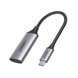 Ugreen 70444 adattatore cavo video HDMI Type A (Standard) USB Type-C alluminio nero
