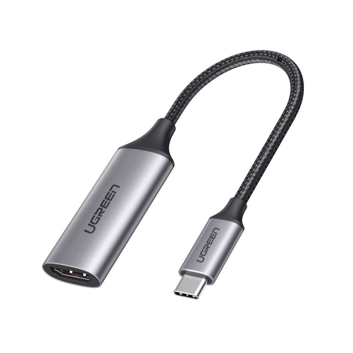 Ugreen 70444 adattatore cavo video HDMI Type A (Standard) USB Type-C alluminio nero