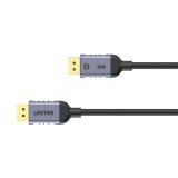 UNITEK C1628GY01-2M DisplayPort cavo nero grigio