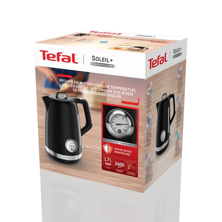 Tefal Soleil KO3558E0 bollitore elettrico 1.7 L 2400 W nero