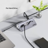 UNITEK H1337AGY01 hub di interfaccia USB 3.2 Gen 1 (3.1 Gen 1) Type-C 5000 Mbit/s grigio