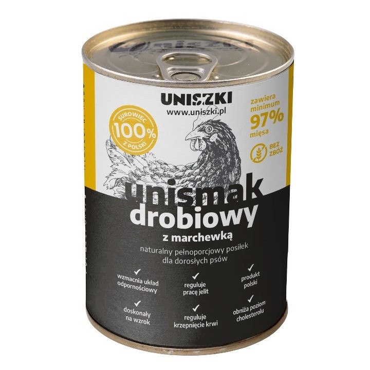 UNISZKI UNIsmak Mono Pollame - cibo umido per cani - 400g
