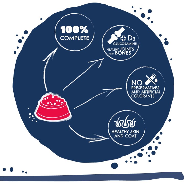TEO Ricco di manzo - cibo secco per cani - 9kg