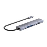 UNITEK USB-C 7 in 1 PD 100W HDMI 2.0 hub con interruttore on/off