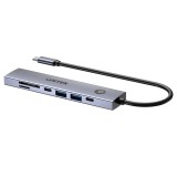 UNITEK USB-C 7 in 1 PD 100W HDMI 2.0 hub con interruttore on/off