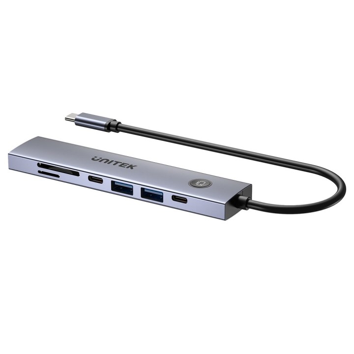 UNITEK USB-C 7 in 1 PD 100W HDMI 2.0 hub con interruttore on/off