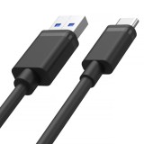 UNITEK KABEL USB USB-A — USB-C 50CM Y-C481BK NERO