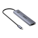 UNITEK USB-C 7 in 1 PD 100W HDMI 2.0 hub con interruttore on/off