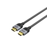 UNITEK 8K Cavo Nylon 1M HDMI intrecciato HDMI tipo A (standard) grigio