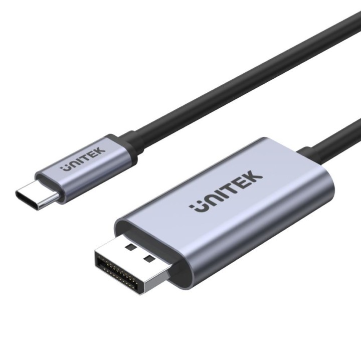 UNITEK V1409A adattatore genere cavo USB-C DisplayPort nero grigio